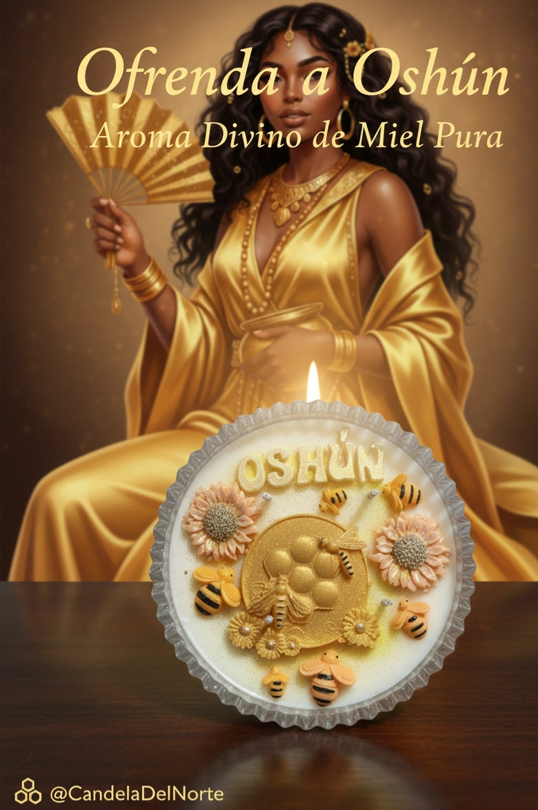Ofrenda para Oshún a su corazón de miel